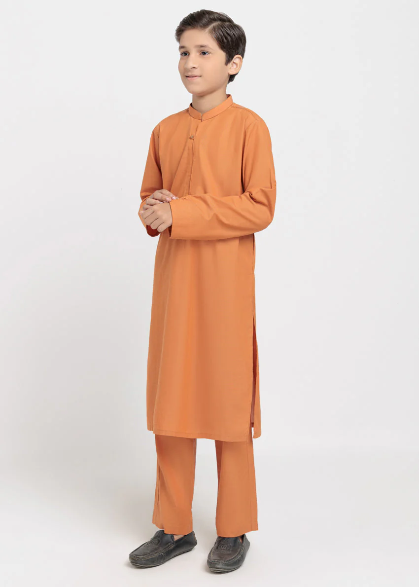Orange-Cotton-Kurta Trouser - (BPS25KP2093) B-214 R16 - Image 4