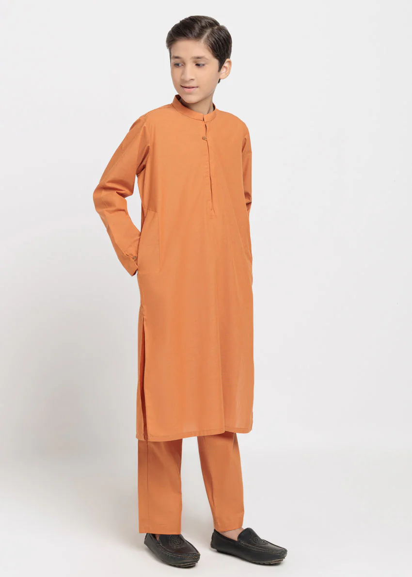 Orange-Cotton-Kurta Trouser - (BPS25KP2093) B-214 R16 - Image 5