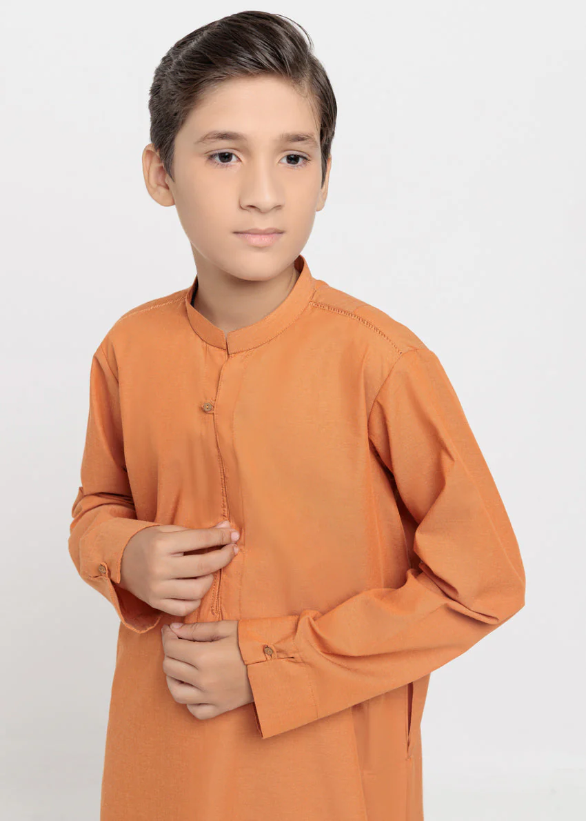 Orange-Cotton-Kurta Trouser - (BPS25KP2093) B-214 R16 - Image 6