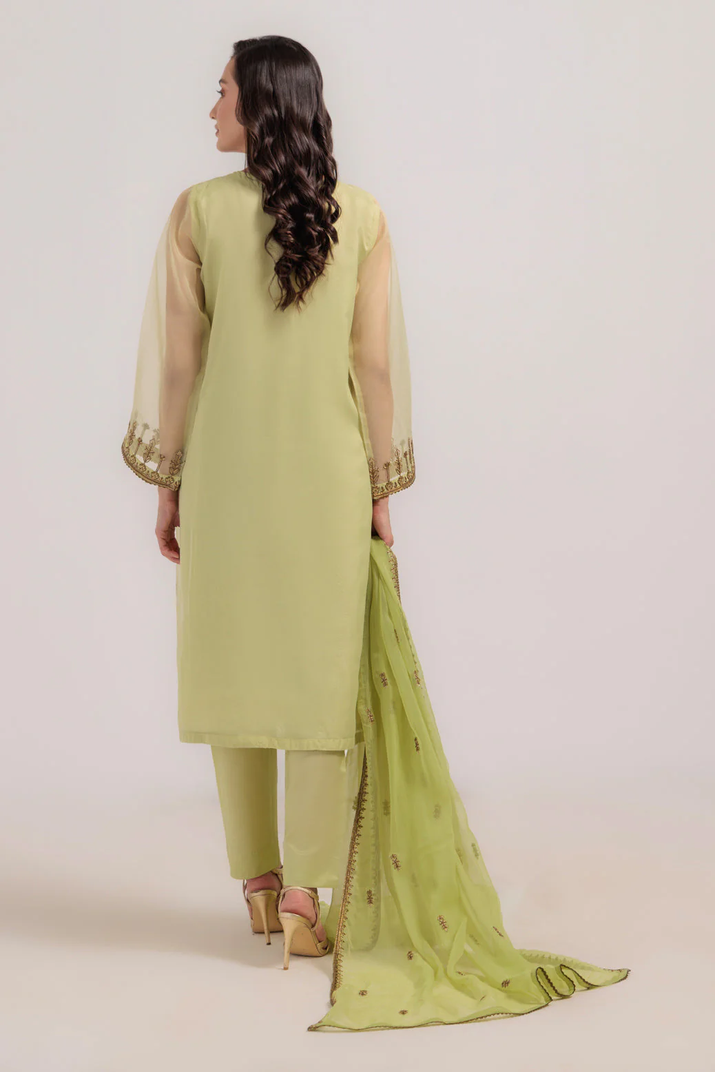 GREEN-ORGANZA-3 PIECE (BS5243P26)B-43 R-4 - Image 4