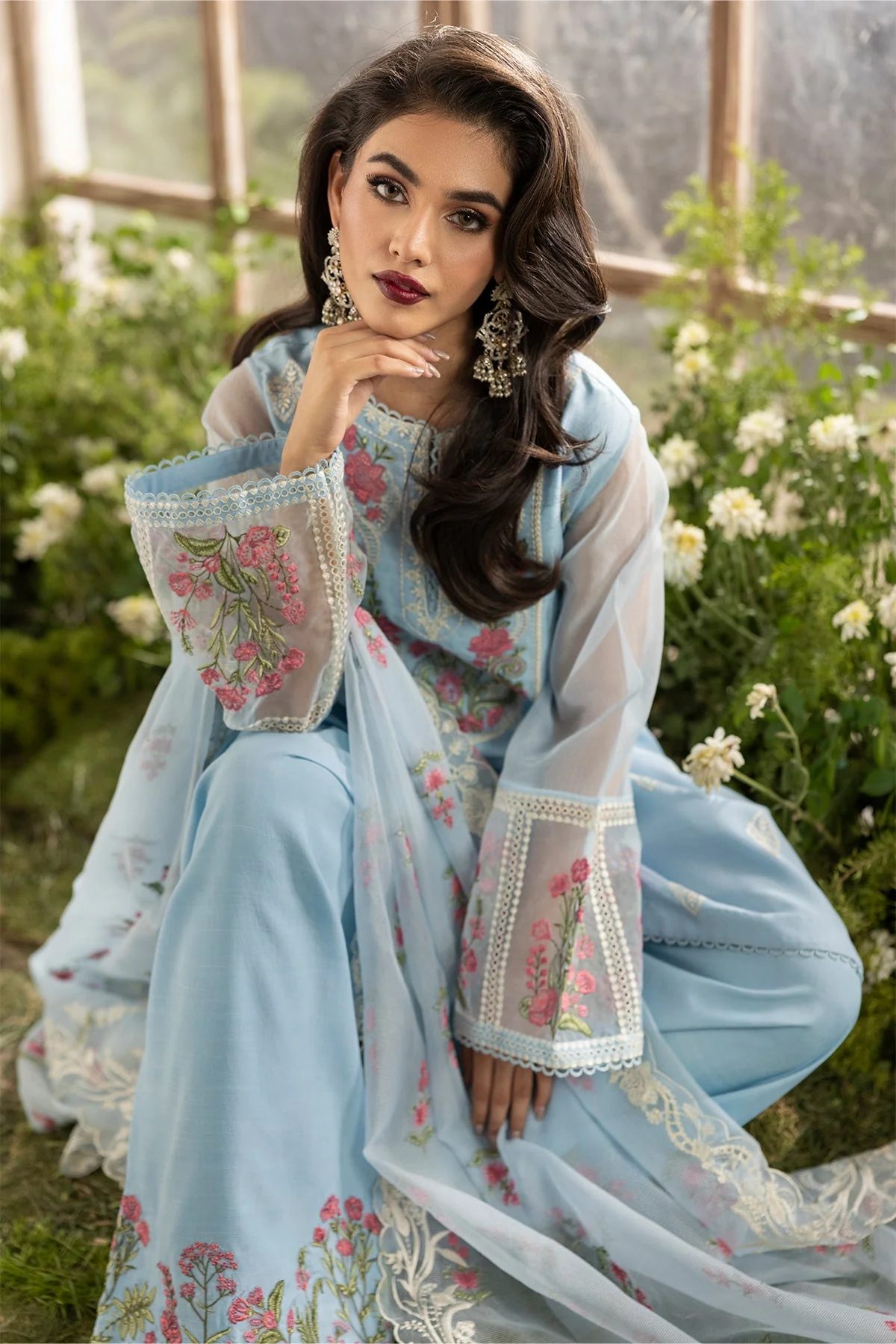 Cotton-Net Stitched 3 Piece Bma-5-191 (B-205) - Image 3