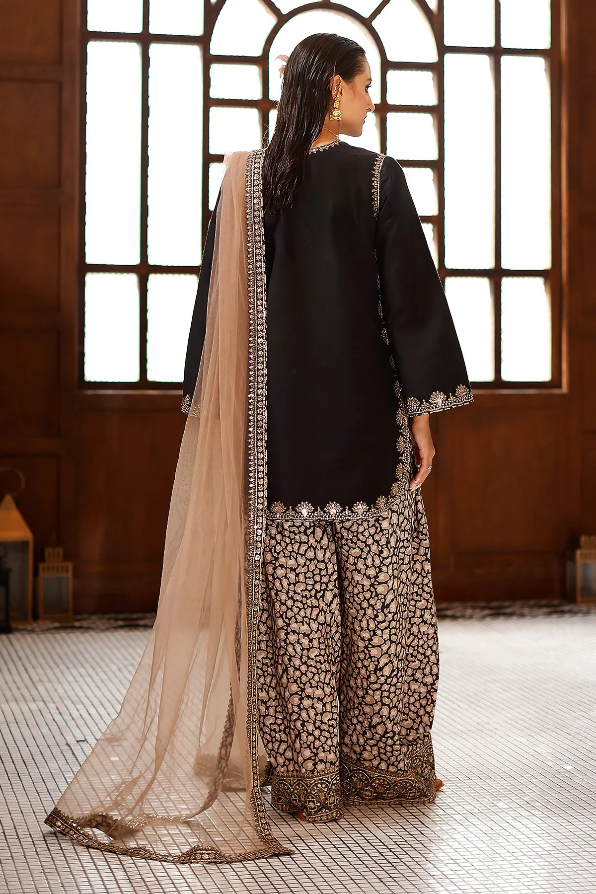 Raw-Silk Stitched 3 Piece Bma-6-148 (B-126) R3 - Image 3