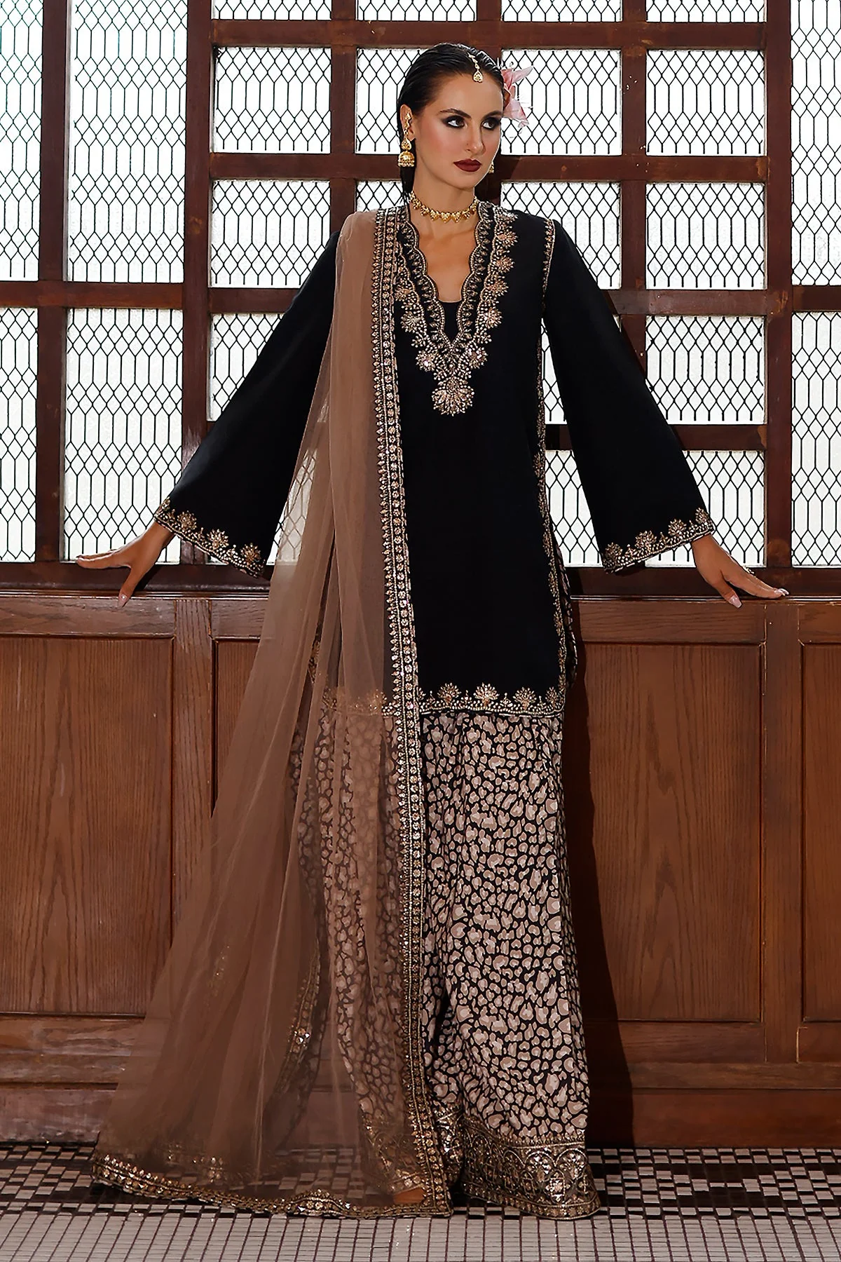 Raw-Silk Stitched 3 Piece Bma-6-148 (B-126) R3 - Image 4