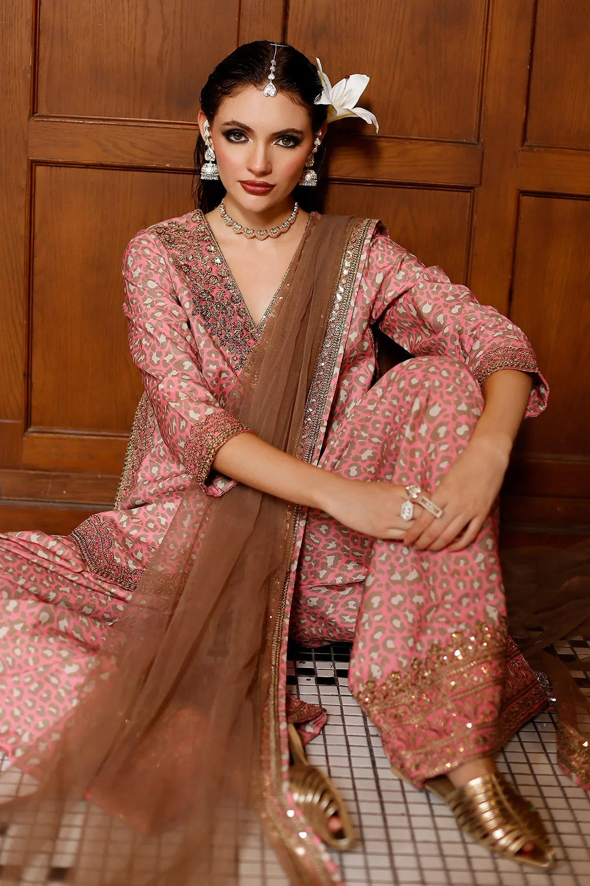 Raw-Silk Stitched 3 Piece Bma-6-156 (B-94) R3 - Image 3