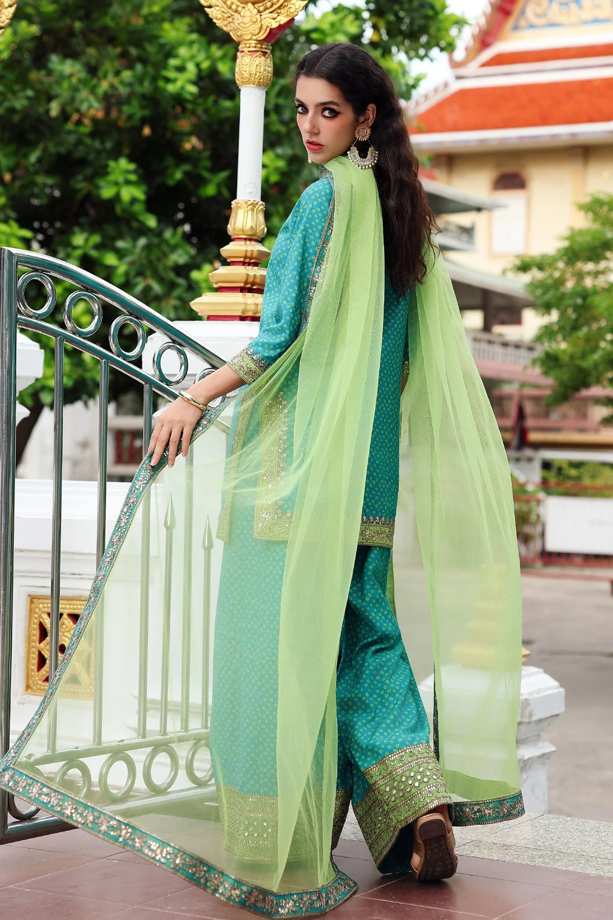 Raw-Silk Stitched 3 Piece Bma-6-173 (B-19) R3 - Image 3