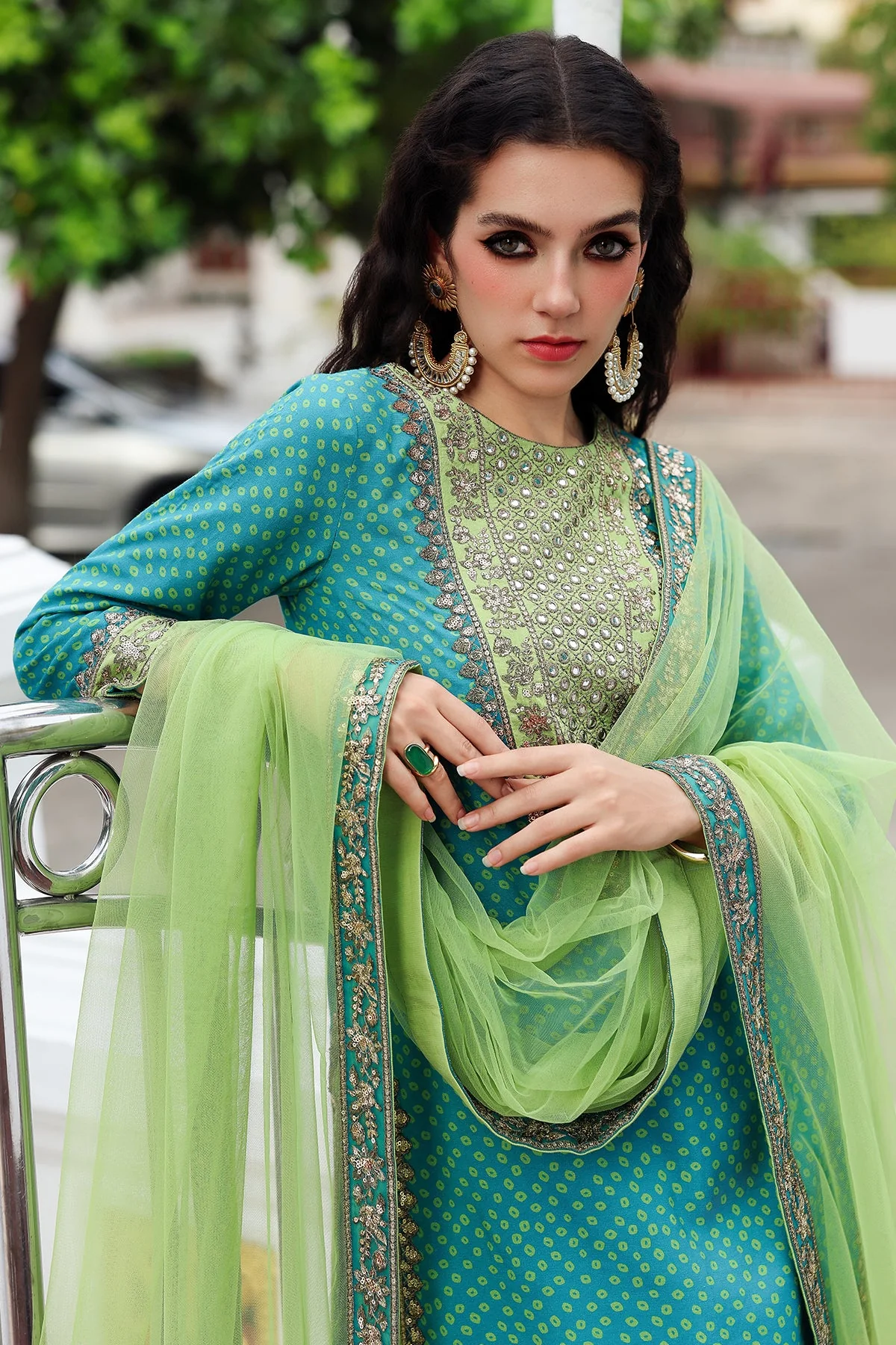 Raw-Silk Stitched 3 Piece Bma-6-173 (B-19) R3 - Image 5