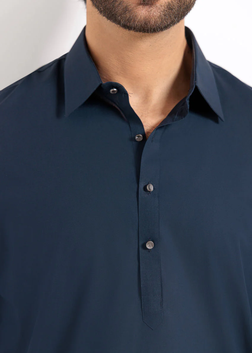 N-Blue-Blended-Shalwar Suit - (M25SSE2095) B-16 - Image 3