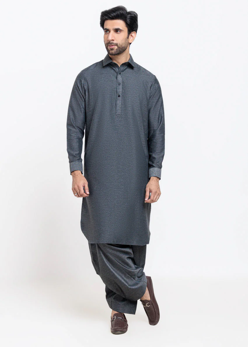Black-Blended-Shalwar Suit - (MPS25KPS2051) B-39-40 R25 - Image 3