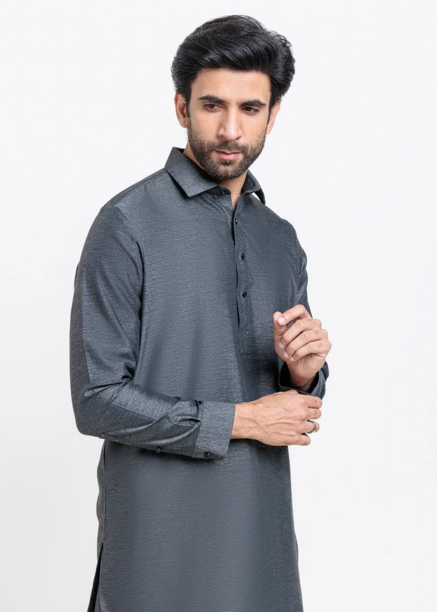 Black-Blended-Shalwar Suit - (MPS25KPS2051) B-39-40 R25 - Image 5