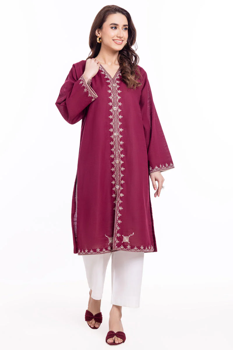 Maroon-Khaddar-1 Piece (WP1PSBW25HR10N12)B-12 (R15) - Image 3