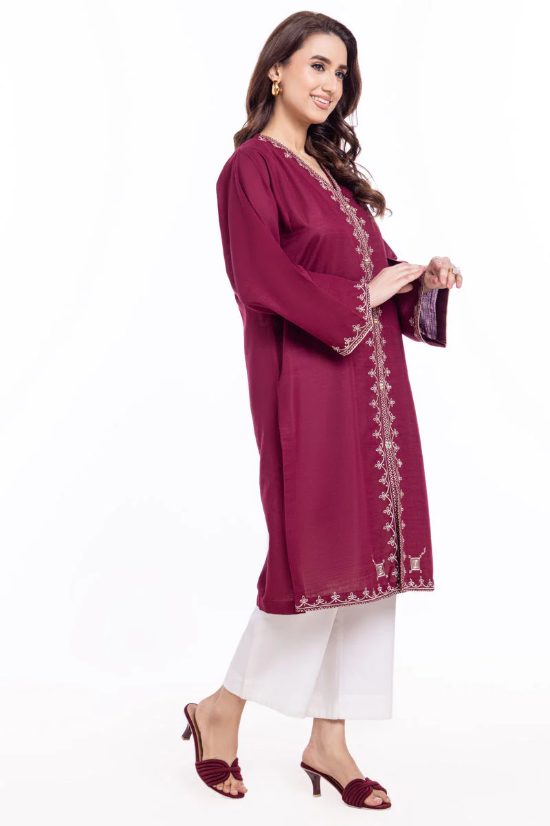 Maroon-Khaddar-1 Piece (WP1PSBW25HR10N12)B-12 (R15) - Image 4