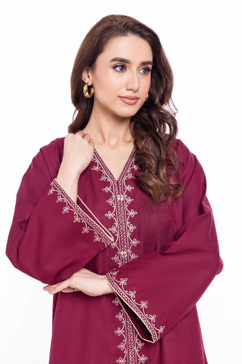 Maroon-Khaddar-1 Piece (WP1PSBW25HR10N12)B-12 (R15) - Image 5
