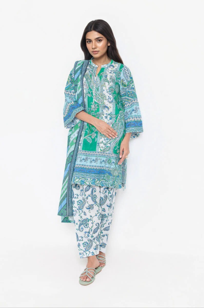 White-Khaddar-3 Piece (WP3PPBW25B9O4)B-48 (R-6) - Image 3