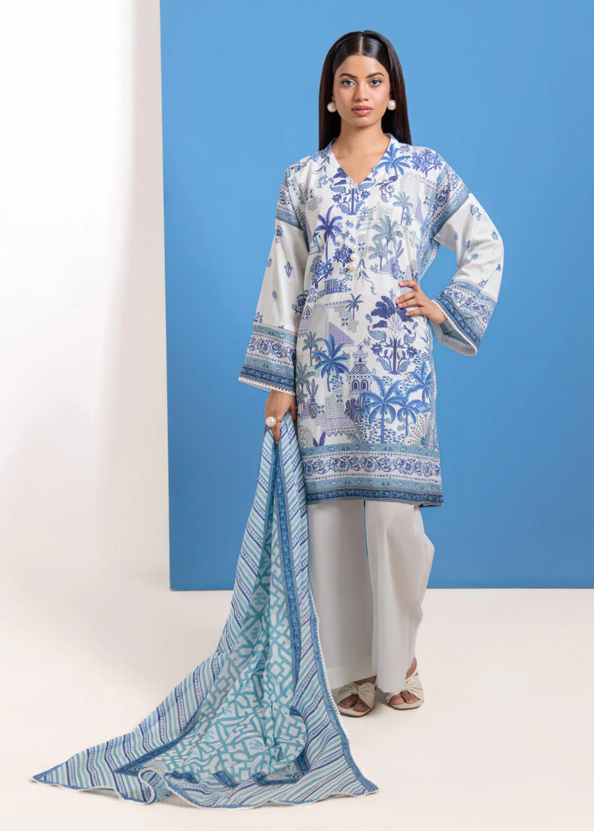 White-Lawn-3 Piece (WPS25P3069)B-7 (R-6) - Image 5