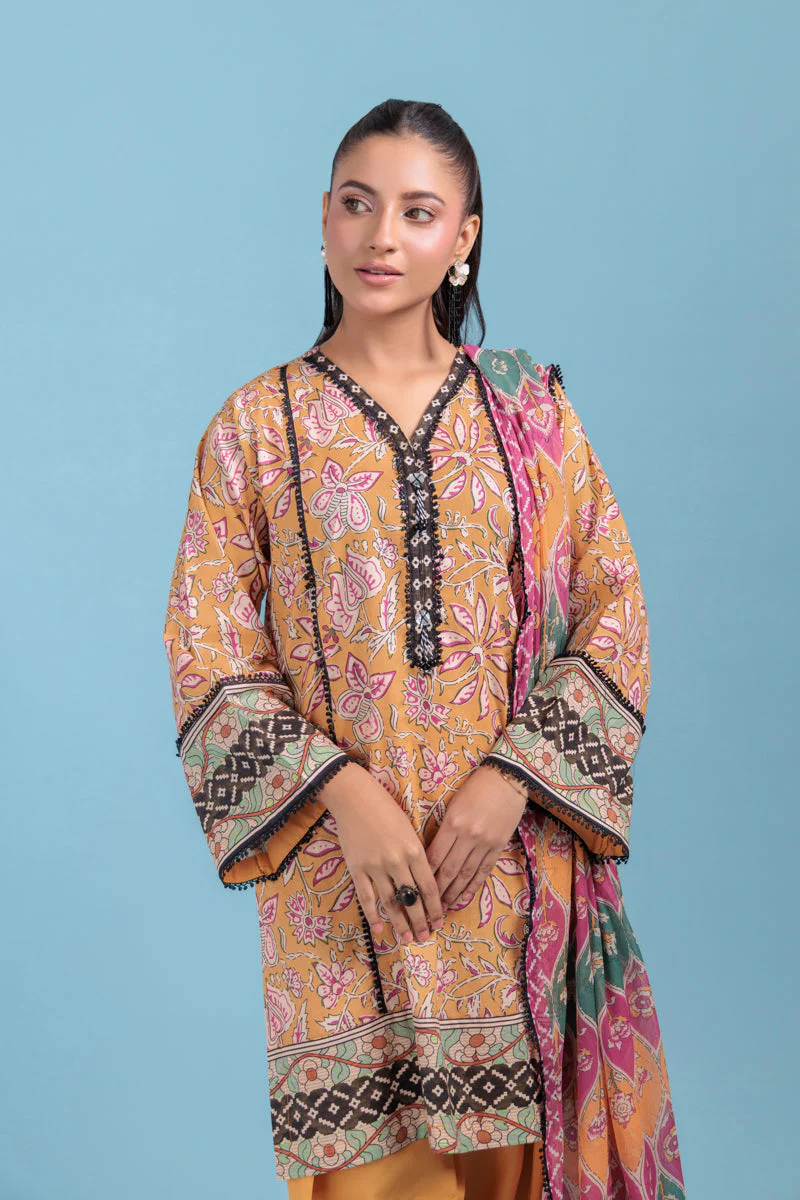 Ochre-Cambric-3 Piece (WPS25P3094)B-36 (R-6) - Image 3