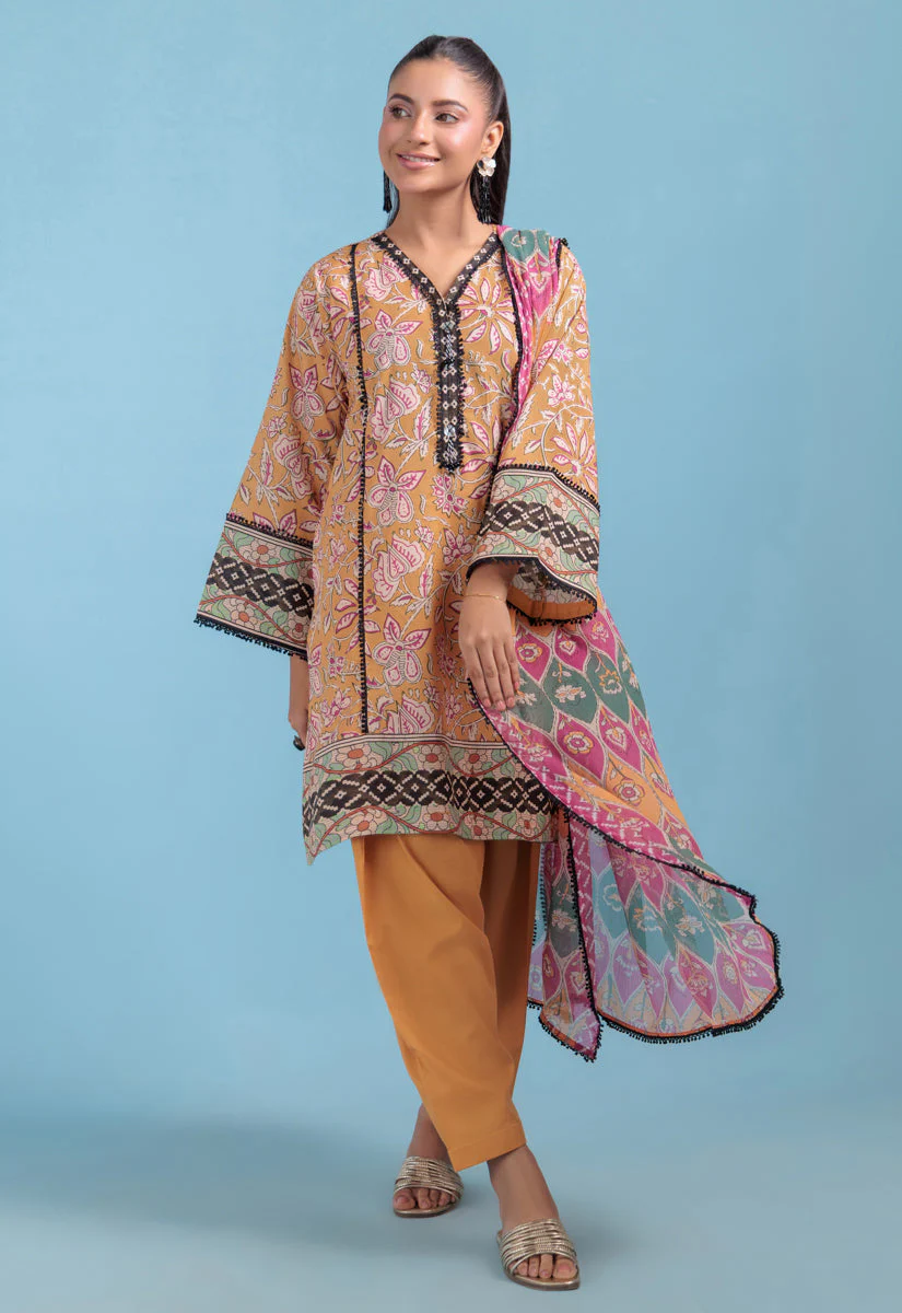 Ochre-Cambric-3 Piece (WPS25P3094)B-36 (R-6) - Image 4