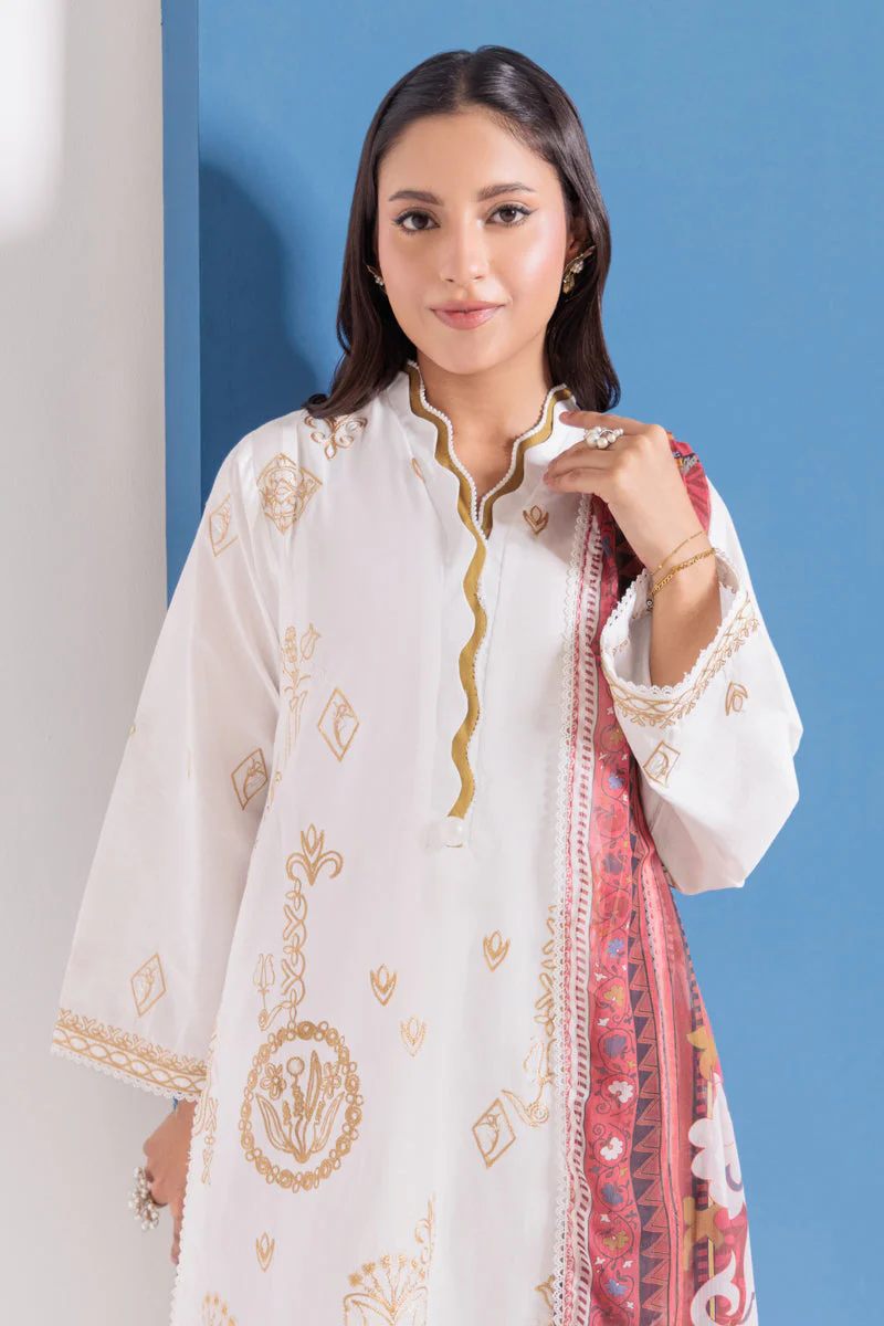 White-Cambric-3 Piece (WPS25SE3085)B-07 R-2 - Image 3