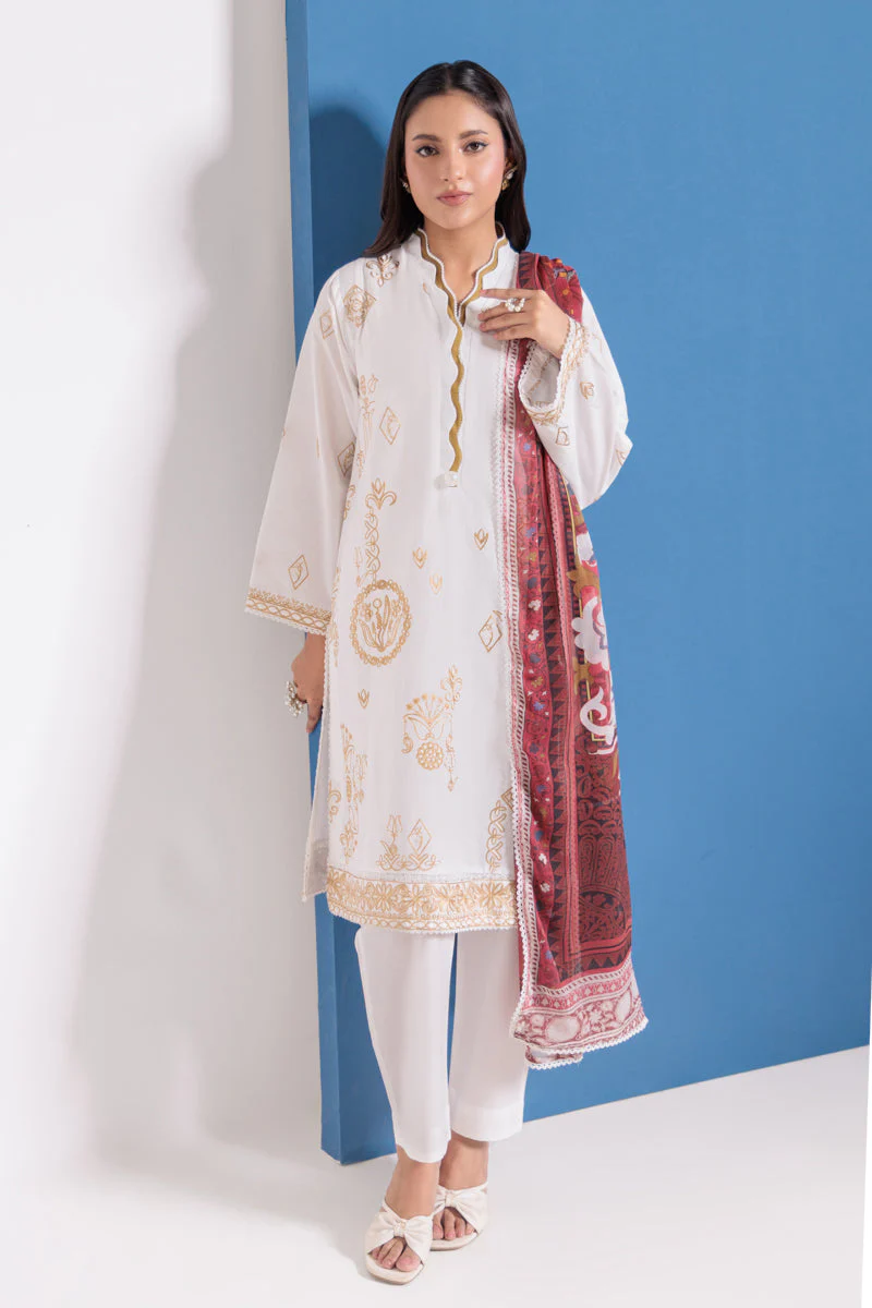 White-Cambric-3 Piece (WPS25SE3085)B-07 R-2 - Image 4